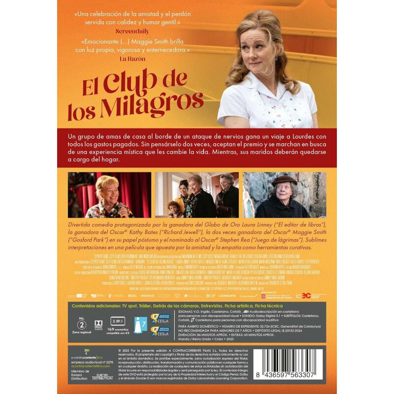 El Club de los Milagros [DVD] (2023) The Miracl... image number null