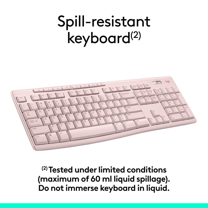 Combo De Teclado Y Rat&oacute;n Inal&aacute;mbricos Logitech ... image number null