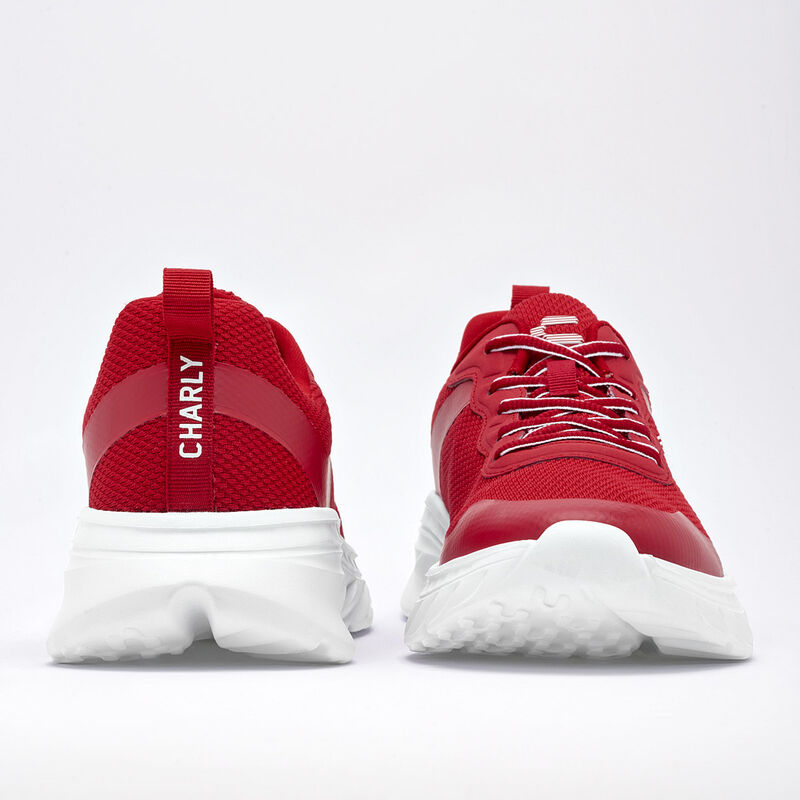 Charly Tenis deportivo para hombre rojo image number null