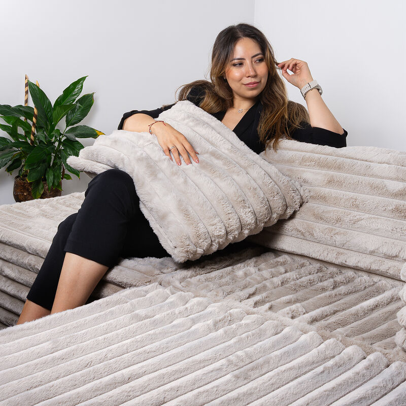 Sill&oacute;n Modular en Caja Dormimundo Central Beige image number null