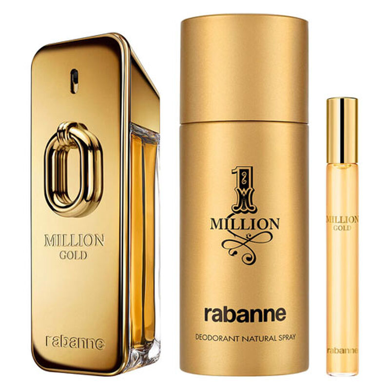 Set Paco Rabanne Million Gold Perfume Edp 100ml... image number null