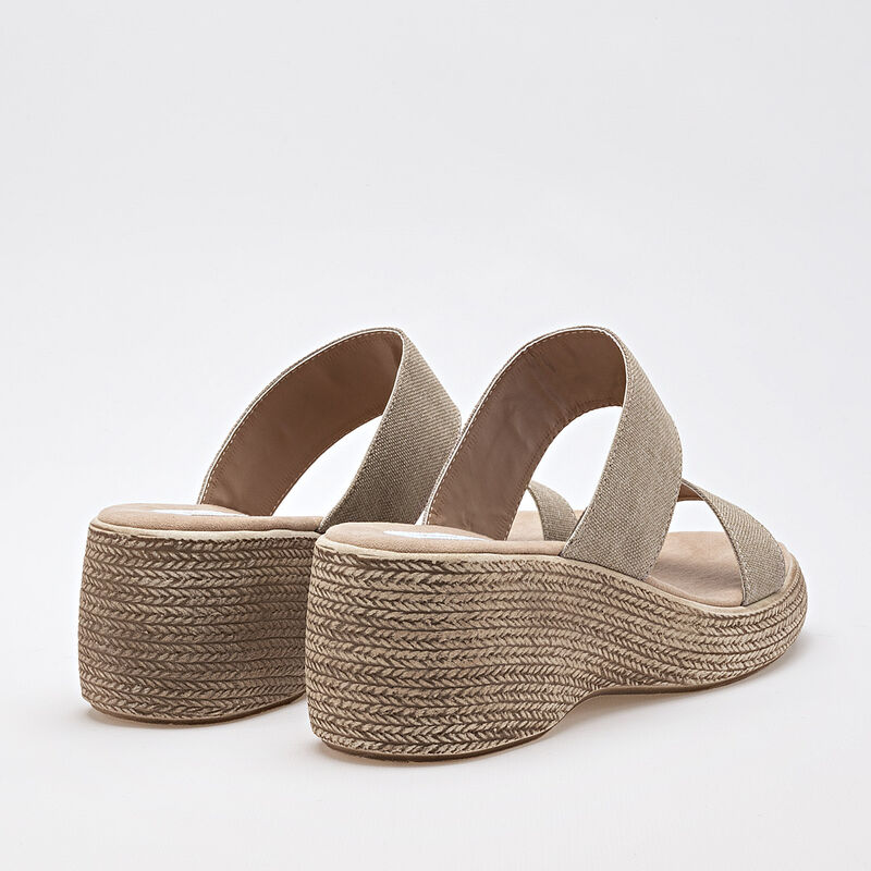 Mora Confort Sandalia para mujer beige image number null