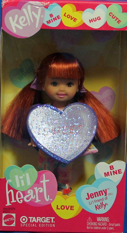 Mu&ntilde;eca Barbie Kelly Lil' Heart Sweet Pelirroja ... image number null
