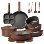 Juego De Cocina Carote 21 Piezas Antiadherente Con Mango Desmontable