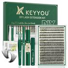 Kit De Extensi&oacute;n De Pesta&ntilde;as Diy Keyyou, 300 Unidades, Pesta&ntilde;as Individuales 40d