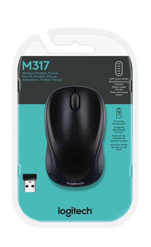 Rat&oacute;n Inal&aacute;mbrico Logitech M317 2,4 Ghz 1000 Dp... image number null