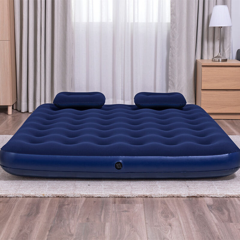 Colch&oacute;n Inflable Queen con 2 Almohadas y Bomba ... image number null