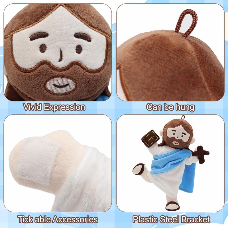 Mu&ntilde;eco De Peluche Yelakey Jesus De 34 Cm Con Es... image number null