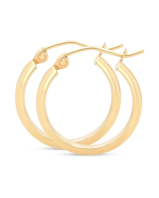 Arracadas De Oro Amarillo 14k (18 Mm) image number null