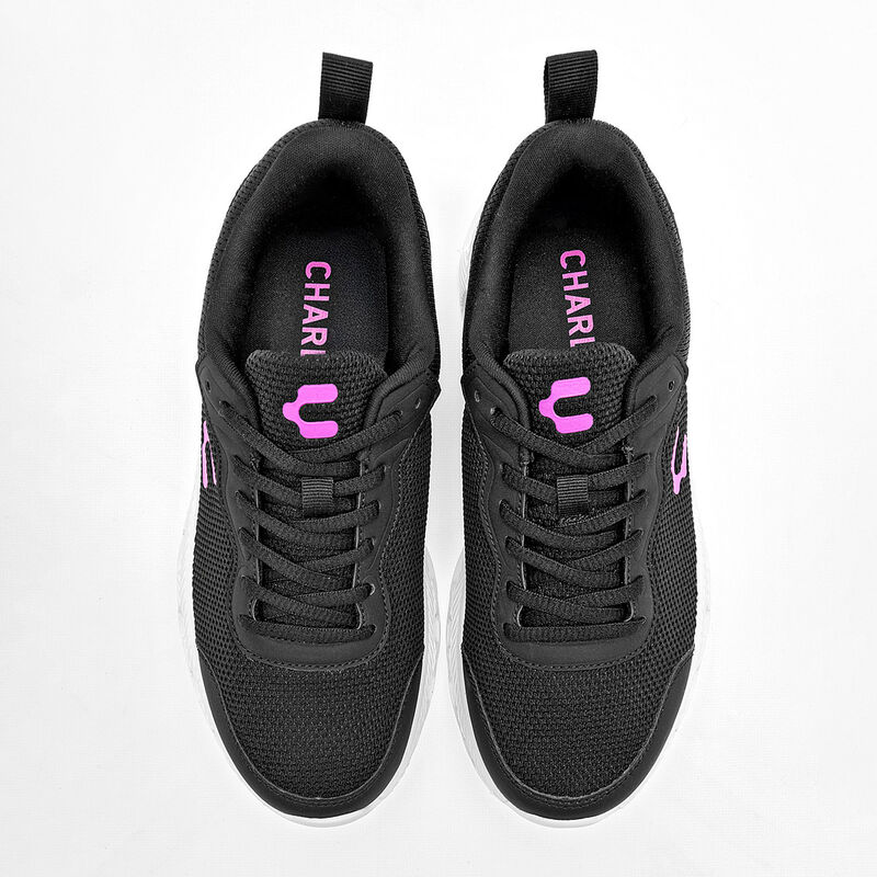 Charly Tenis urbano para mujer negro, walking image number null