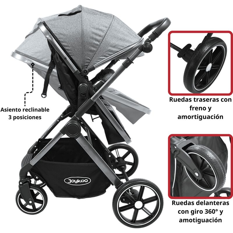 Carriola para Beb&eacute; Asiento Reversible Convertib... image number null