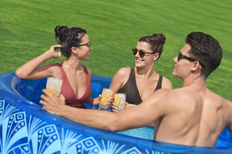 Alberca inflable redonda 1.68m x53cm color azul... image number null