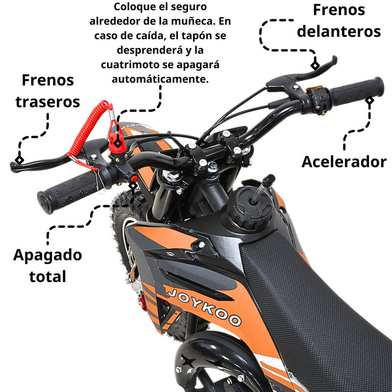 Mini Moto Cross A Gasolina 49cc 2 Tiempos Para ... image number null