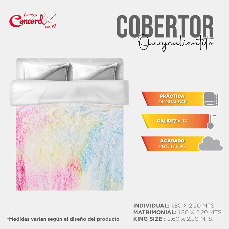 COBERTOR SHAGGY PACHICALIENTITO SWEET KS/XL-QS image number null