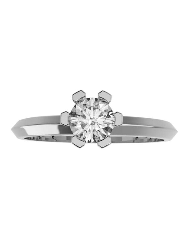 Anillo de Compromiso de 10K con Circonia Talla ... image number null