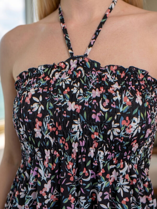 Vestido Estampado Halter Ves-1062 Dise&ntilde;o 3 Dise... image number null