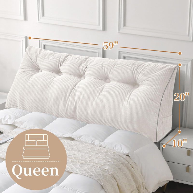 Almohada De Cabecera Sasttie Queen 150x51x25 Cm... image number null
