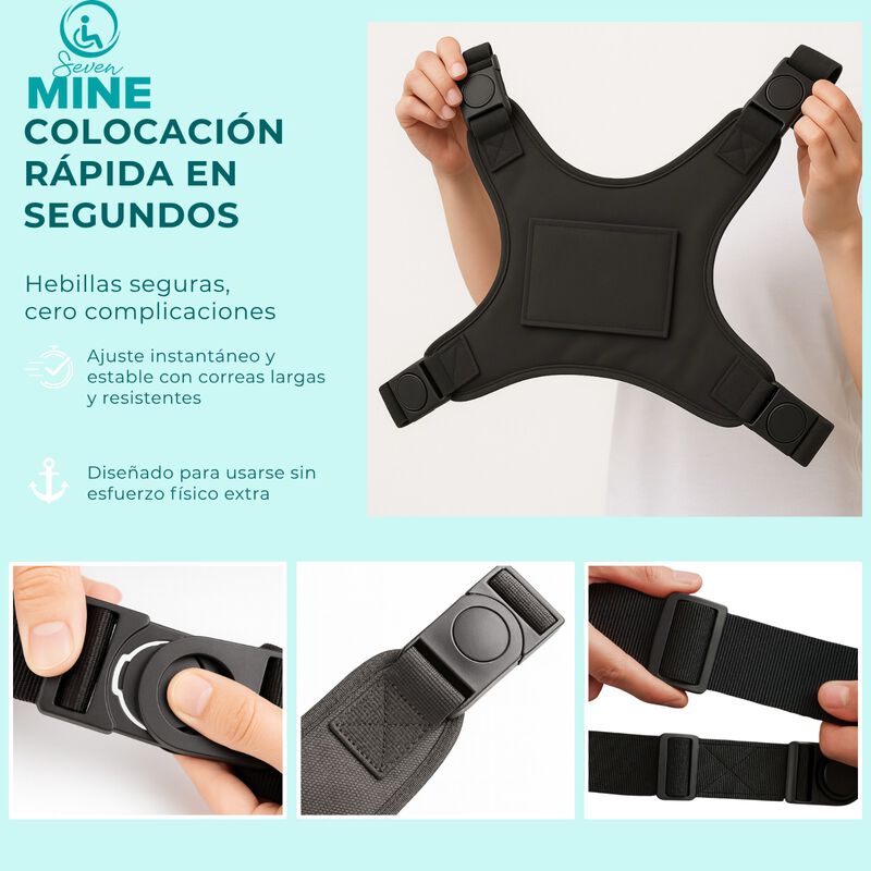Chaleco de Sujeci&oacute;n para Silla de Ruedas | Arn&eacute;... image number null