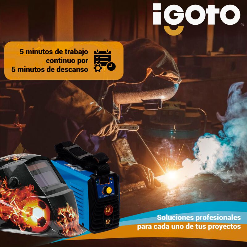 Soldadora/Inversora Microalamb 200A MINI-200 + ... image number null