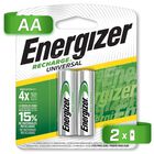 Pila Energizer Recargable AA 2000 Mah Nimh 1500 Recargas