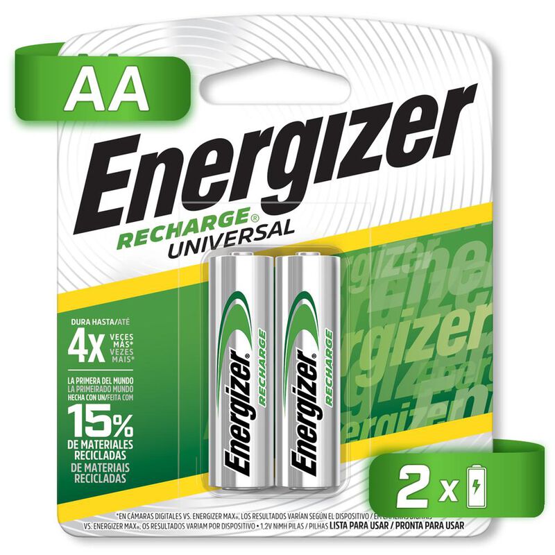 Pilas Recargables Energizer Aa 2000 Mah Blister... image number null