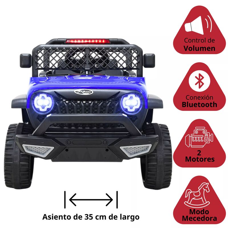 Camioneta Montable El&eacute;ctrica Para Ni&ntilde;os Luces B... image number null
