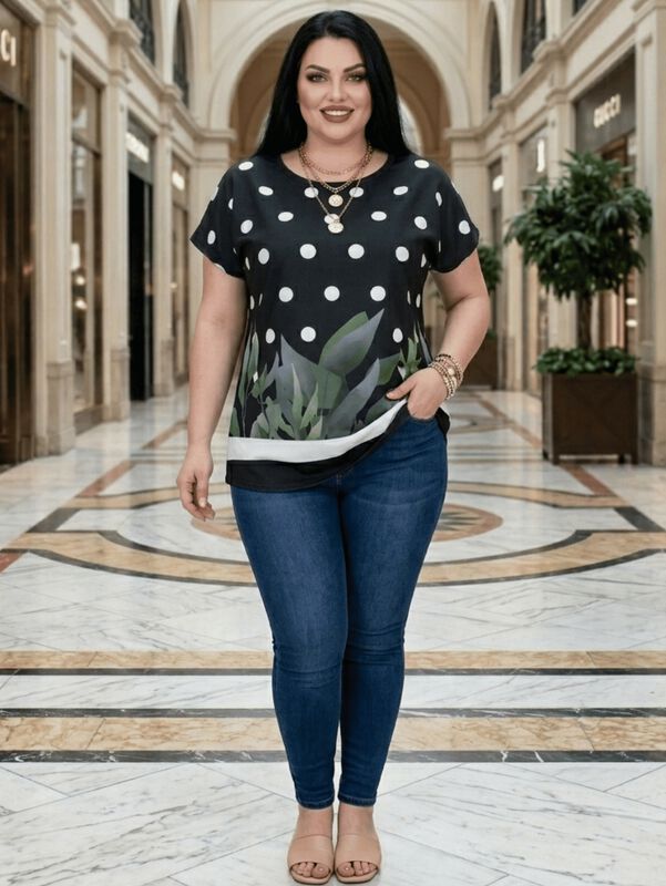 Blusa Casual Bluson Malabis Bl-1041 Negro image number null