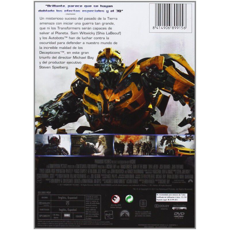Transformers 3: El Lado Oscuro De La Luna [dvd]... image number null