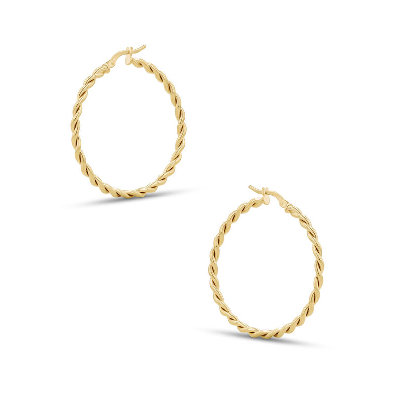 Arracadas 2Begold Amarillo (30Mm Aprox) image number null