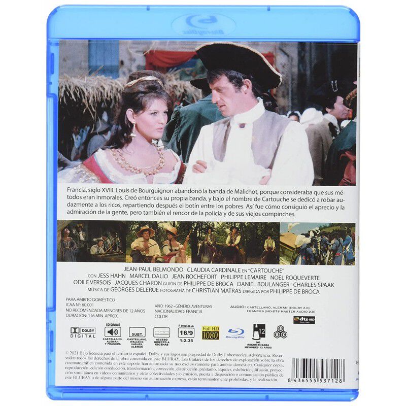 Cartouche [blu-ray] (1962) image number null