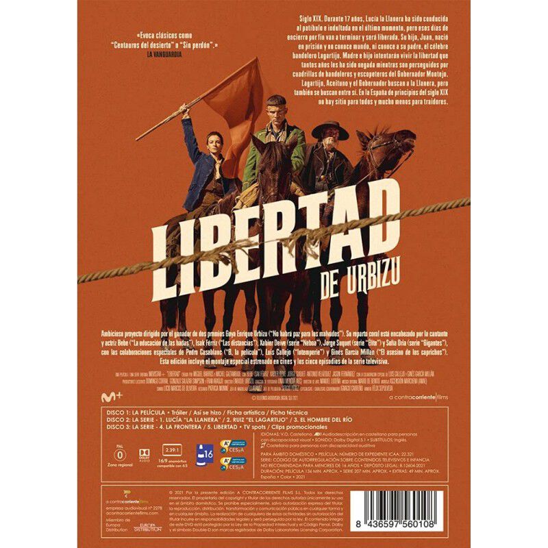 Libertad (pel&iacute;cula Y Serie) [3 Dvds] image number null