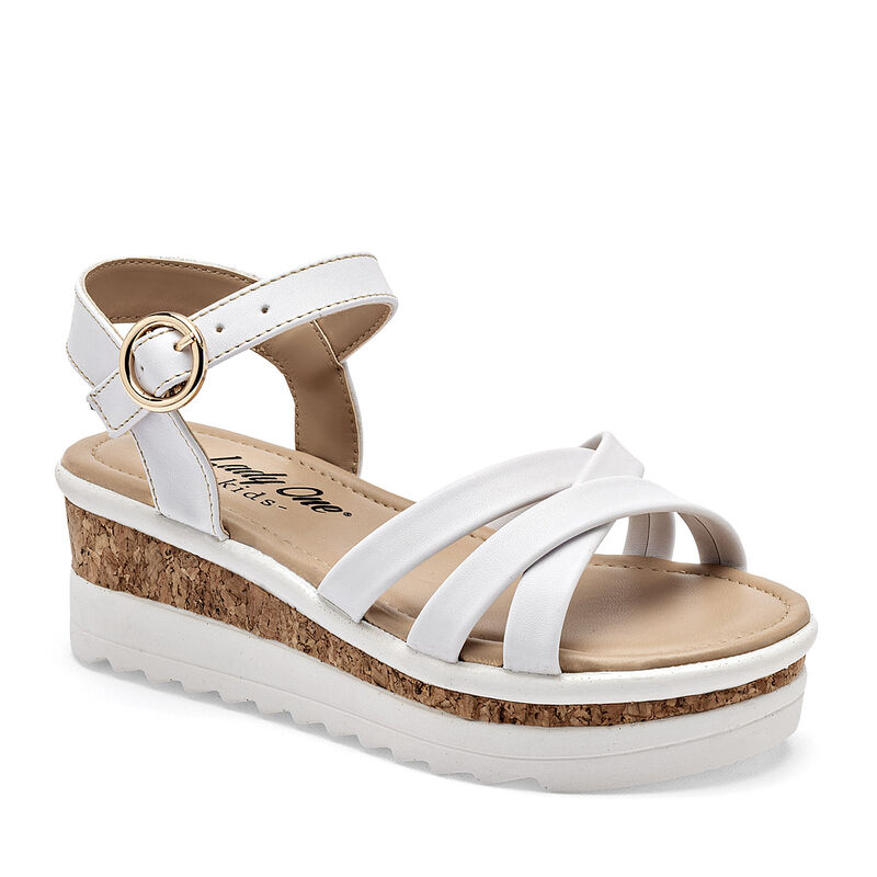 Lady One sandalia para ni&ntilde;a blanco cod 140495-D image number null