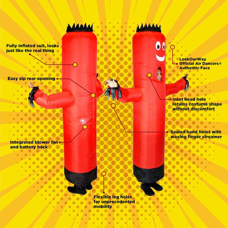 Disfraz Inflable Para Hombre Lookourway Air Dan... image number null