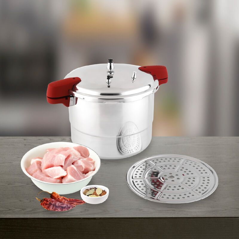 Cookit Olla De Presi&oacute;n Aluminio 20L Con Vaporer... image number null