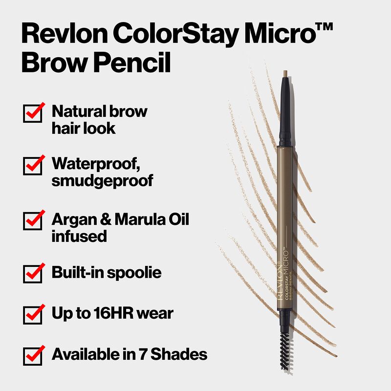 L&aacute;piz De Cejas Revlon Colorstay Micro W/ Spooli... image number null