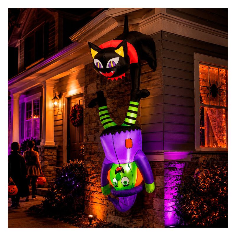 Inflable Halloween Bruja Gato Colgante Techo 2.... image number null