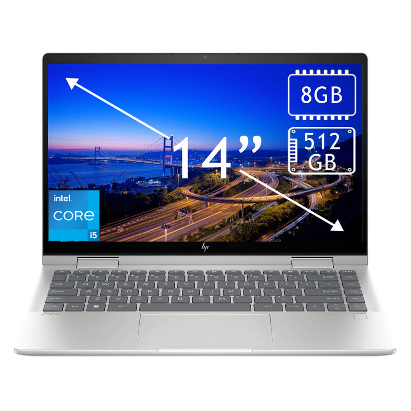 Laptop HP ENVY 360º 14" Core i5 Touch 8GB 512Gb... image number null