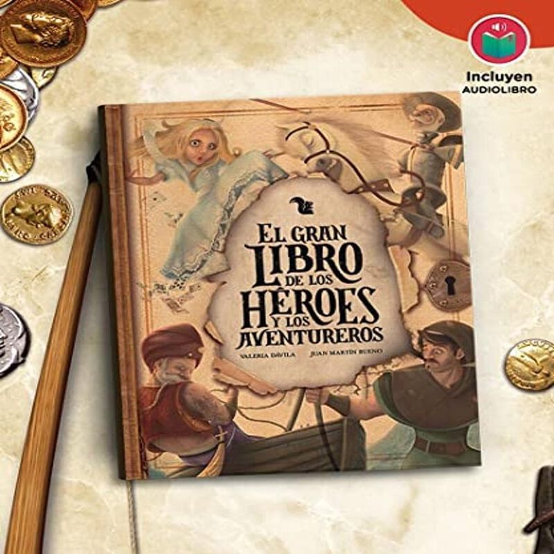 El gran libro de los h&eacute;roes y los aventureros, ... image number null