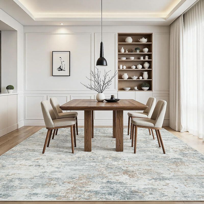Alfombra Yidanamy Gris Lavable 274 &times; 366 cm Abs... image number null