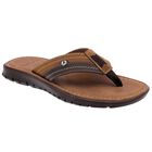 Iguana Sandalia para hombre café negro