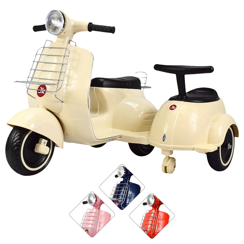 Motocicleta Montable Electrica Doble Asiento So... image number null