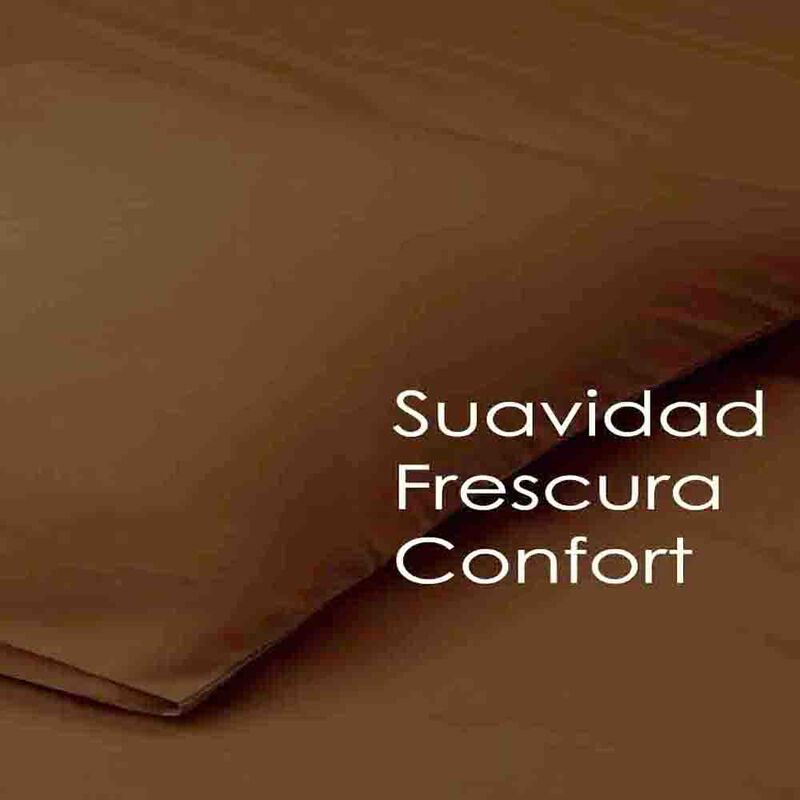 Juego de S&aacute;banas Tacto Algod&oacute;n Suaves y Durader... image number null