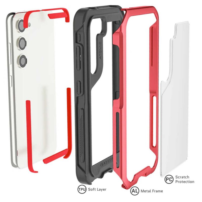 Funda Ghostek Atomic Para Samsung S23 Plus Roja... image number null