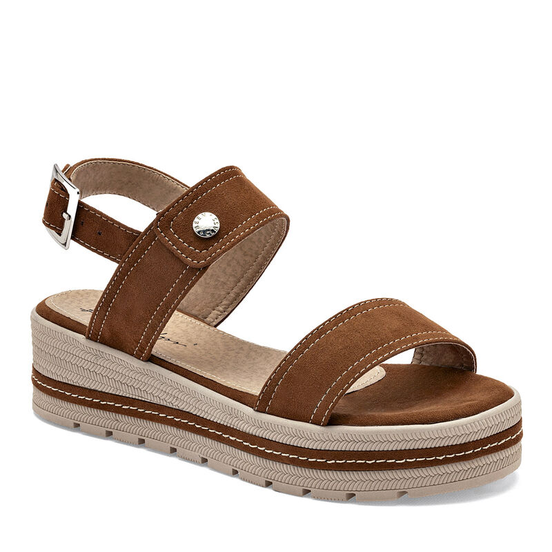 Been Class Sandalia para mujer camel image number null