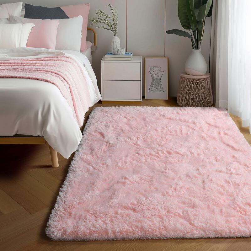 Alfombra Pagisofe Rosa Para Dormitorio De Ni&ntilde;as... image number null