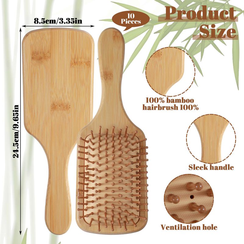 Cepillo De Cabello Aojsup 24,5 &times; 8,5 cm Bamb&uacute; &ndash;... image number null