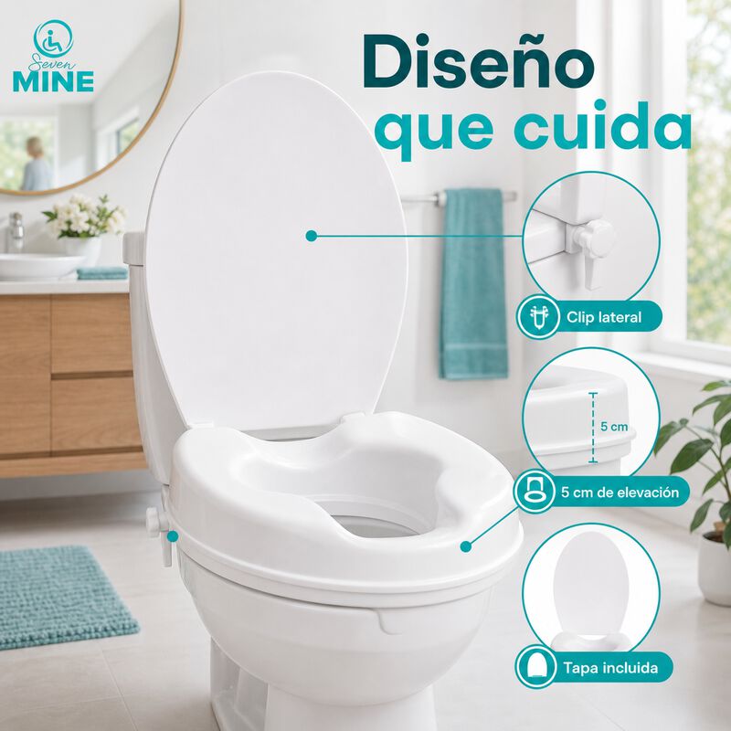 Incremento Aumento de Asiento para Ba&ntilde;o con Tap... image number null