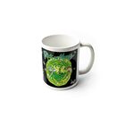 Taza Dimensi&oacute;n Gatos Voladores Rick y Morty Cer&aacute;mica 320 ml