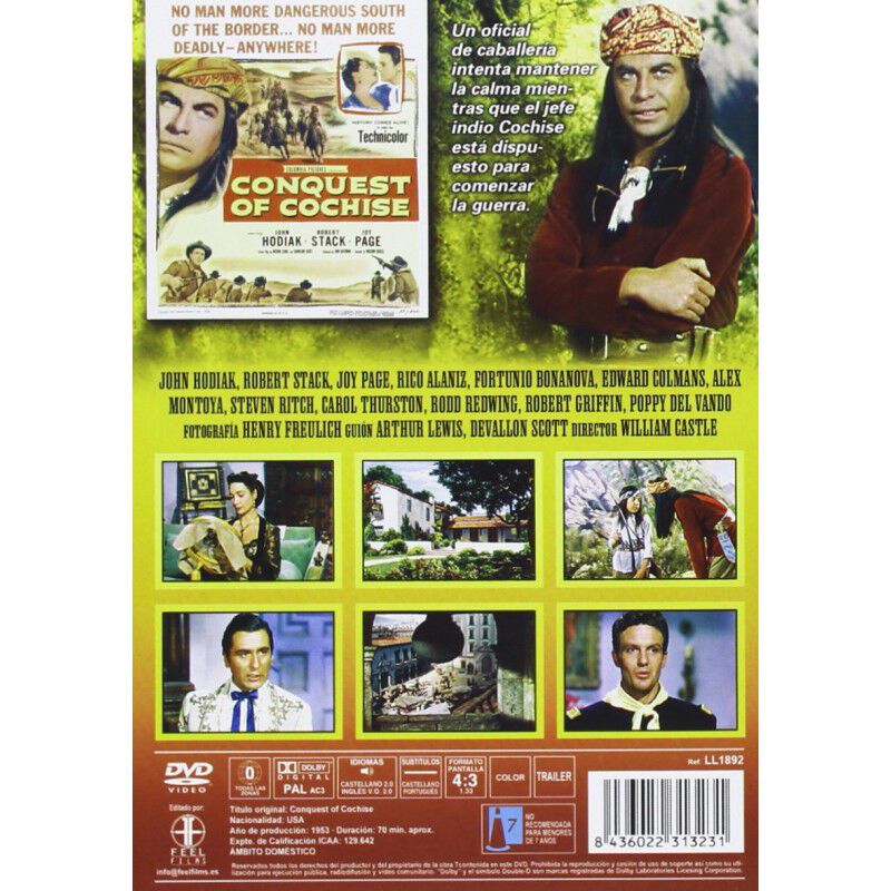 La Conquista De Cochise [dvd] (1953) image number null