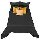 Edred&oacute;n Duvet Santorini Matrimonial Negro/Gris Oxford